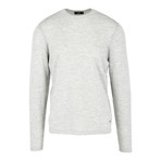 Cashmere Fine Gauge Sweater // Light Gray (XL)