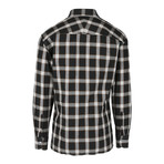 Long Sleeve Check Leisure Shirt // White (XS)