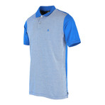 Jacquard Short Sleeve Polo Shirt // Royal Blue (3XL)
