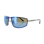 Men's Square S80P Sunglasses // Satin Palladium