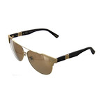 Men's Cat Eye 349Z Sunglasses // Shiny Gold + Matte Black