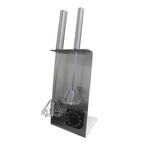 Whisk Stand + Timer Set (Silver)