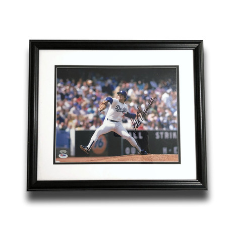 Fernando Valenzuela // Signed + Framed Los Angeles Dodgers Photo