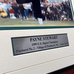 Payne Stewart // Framed 1999 U.S. Open Ticket Collage