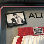 Muhammad Ali // Framed + Signed Trunks Collage