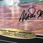Magic Johnson // Signed + Framed Los Angeles Lakers Photo