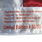 Floyd Mayweather Jr vs. De La Hoya // Signed Boxing Trunks