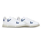 Victor Sneaker // White + Baltic Blue (Euro: 41.5)