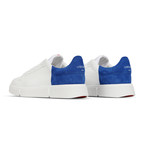 Albert Sneaker // White + Cobalt Blue (Euro: 41.5)