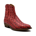 Boot // Red Baby Crocodile (Euro: 38)