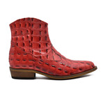 Boot // Red Baby Crocodile (Euro: 40)