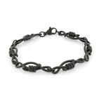 Barbed Wire Bracelet // Black (M)