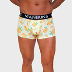 Cheesy Burgers + Pineapple Paradise // 2-Pack Boxer Trunks // Multicolor (Small)