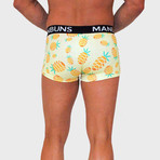 Somewhere Over The Rainbows + Pineapple Paradise // 2-Pack Boxer Trunks // Multicolor (Small)