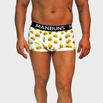 Gone Bananas + Cheesy Burgers // 2-Pack Boxer Trunks // Multicolor (Small)