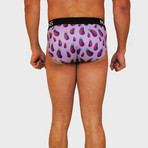 Peachy Peaches + Edgy Eggplants // 2-Pack Briefs // Multicolor (Small)