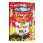 Gluttony Soup Preserves // Diego Tirigall (26"W x 40"H x 1.5"D)