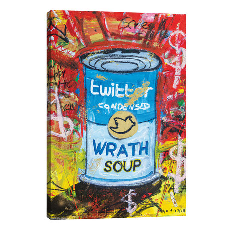 Wrath Soup Preserves // Diego Tirigall (26"W x 40"H x 1.5"D)