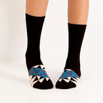 Unisex Socks // Black Socks // 5 Pack (US: 6-9)
