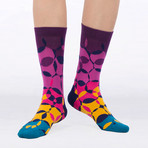 Unisex Socks // Sunset Socks // 5 Pack (US: 6-9)