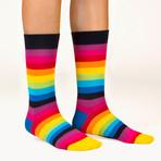 Unisex Socks // Rainbow Socks // 5 Pack