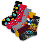 Men's Socks // Shark Socks // 5 Pack (US: 6-9)