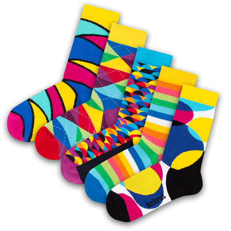 Men's Socks // Summer Socks // 5 Pack (US: 6-9)