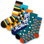 Unisex Socks // Bobo Socks // 5 Pack (US: 6-9)