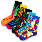 Unisex Socks // Ghost Socks // 5 Pack (US: 6-9)