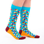 Unisex Socks // Gelato Socks // 5 Pack (US: 6-9)