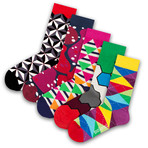 Unisex Socks // Argyle Socks // 5 Pack (US: 6-9)