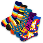 Unisex Socks // Pixel Socks // 5 Pack (US: 6-9)