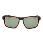 Unisex Essential Venture Sunglasses // Tortoise + Green