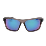 Men's Sunglasses // Gunsmoke + Multicolor Mirror