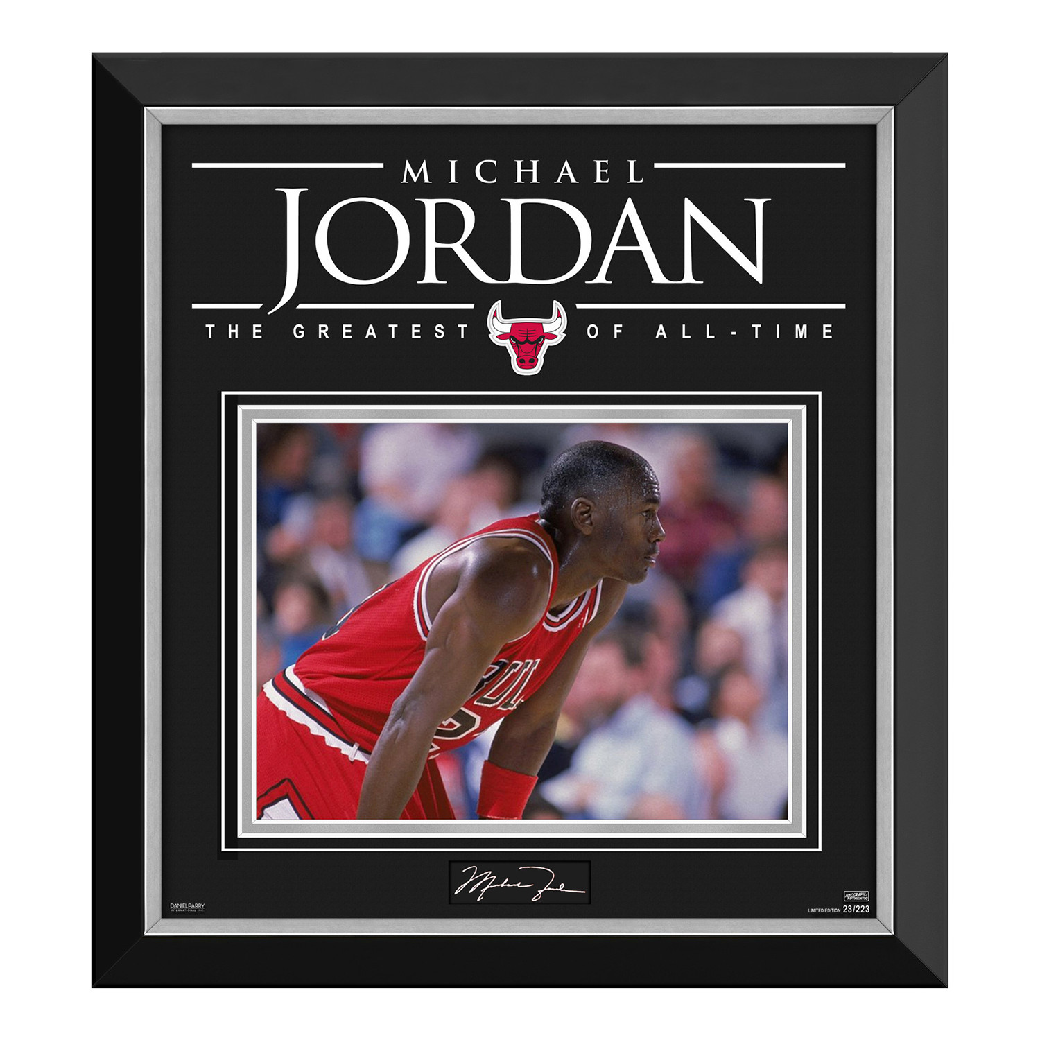 Michael Jordan // Limited Edition Photo Display // #23 Of 223