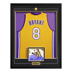 Kobe Bryant // Autographed Basketball Jersey Display