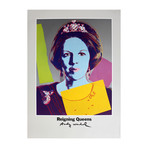 Andy Warhol // Queen Beatrix of the Netherlands, from Reigning Queens // 1986 Offset Lithograph