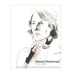 Drawings and Prints (Peter with Scarf) // David Hockney // 1977 Offset Lithograph