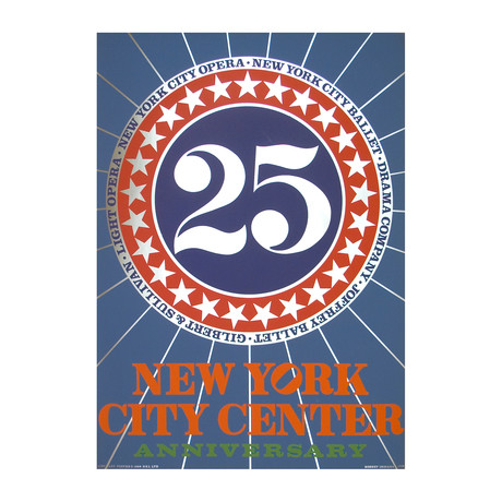 New York City Center // Robert Indiana // 1968 Serigraph