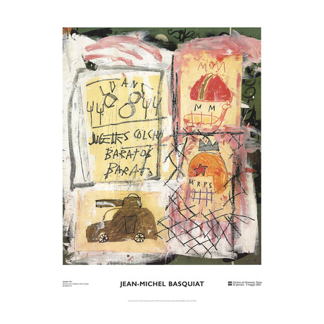 Jean-Michel Basquiat // Helmets // 2002 Offset Lithograph