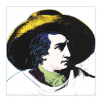 Goethe Black and Yellow (Lg) // Andy Warhol // 1990 Offset Lithograph