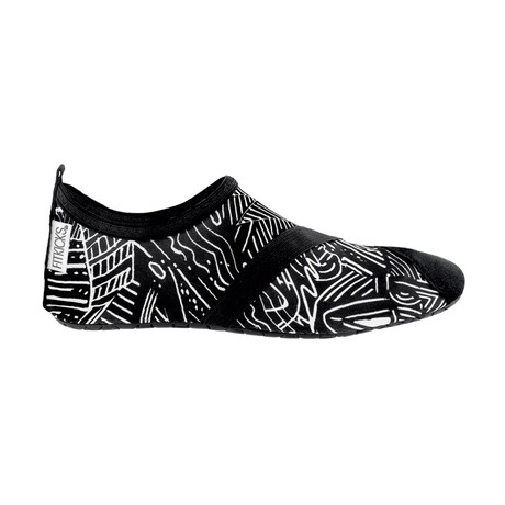 FitKicks // Women's Edition Shoes // Black + White (S)