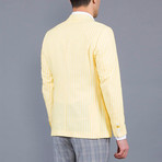 Pin Striped Jacket // Yellow (Euro: 54)