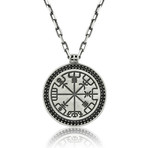 Viking Compass // Silver (22")