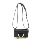 Burberry // Women's Mini Vintage Check D-Ring Crossbody Bag // Black