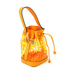 Fendi // Women's Mon Tresor Mini Bucket Bag // Orange