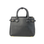 Burberry // Women's Banner House Check Derby Tote // Black