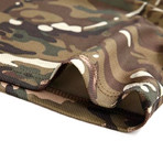 T-Shirt // Dark Khaki + Camouflage Print (XS)
