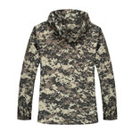 Jacket // Gray + Camouflage Print (S)