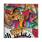 Jazz It Up II // Eric Waugh (26"W x 26"H x 1.5"D)